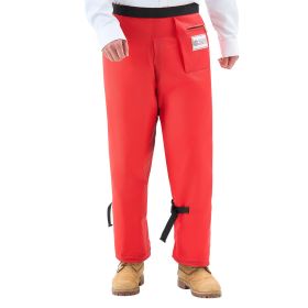 Apron Style Chainsaw Chaps, Class C, 8 Layers Chainsaw Pants with Adjustable Belt & Gear Pocket, Chain Saw Chaps for Men/Women