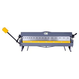 Box and Pan Brake, 50 in Sheet Metal Bending Brake,16-Gauge Mild Steel Capacity, 0-135 Degree Adjustable, Metal Bender Machine with 16 Fingers