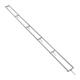 Rail Mill Guide System, 15 ft 6 Crossbar Chainsaw Mill Kits, Aluminum Saw Milling Rails System Works with Chainsaw, 4 Wedges